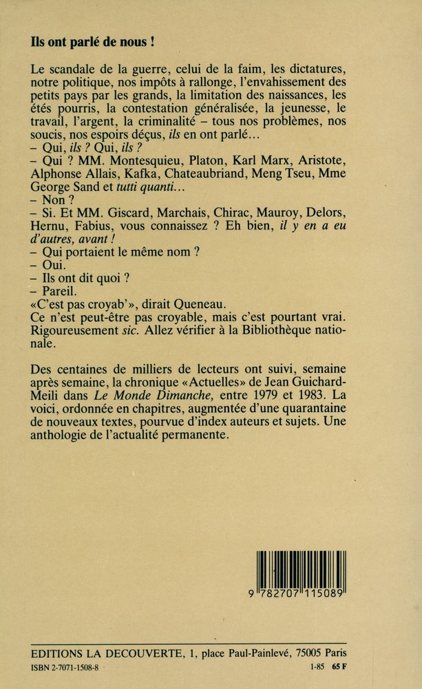 『ILS ONT PARLÉ DE NOUS!』 3