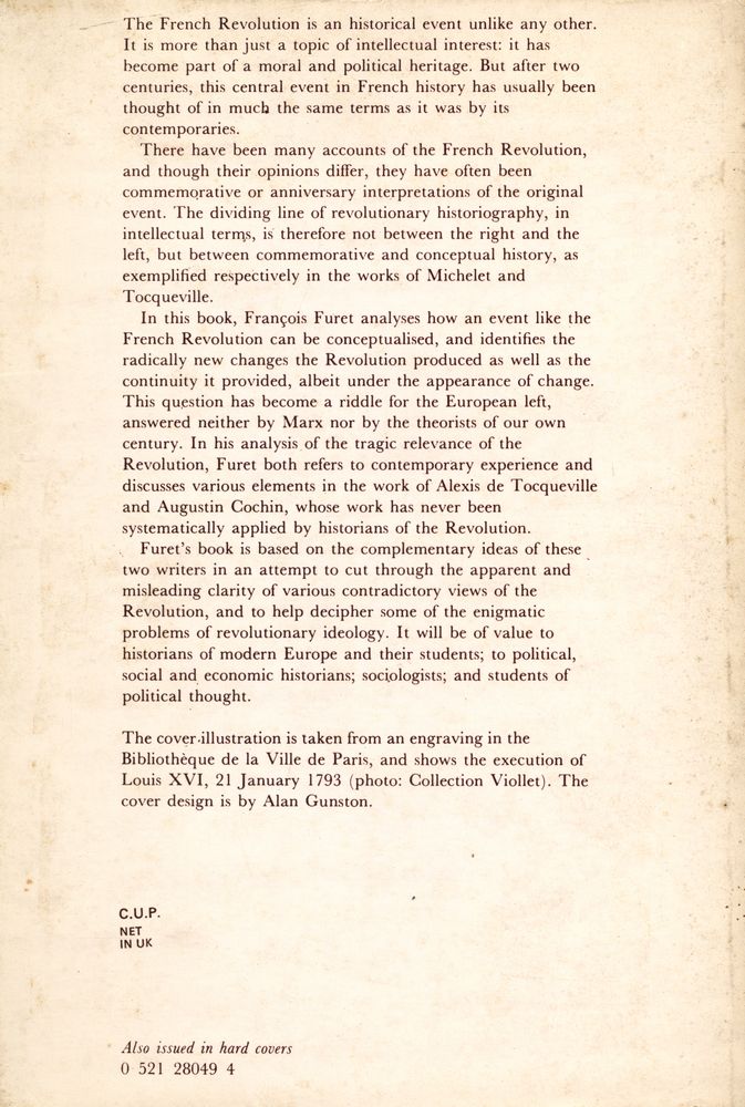 『Interpreting the French Revolution』 3