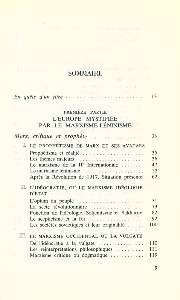 『PLAIDOYER POUR L'EUROPE DÉCADENTE』 2