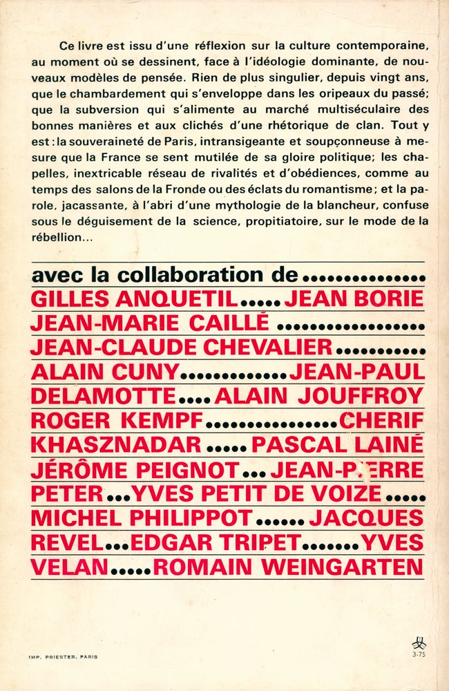 『QU'EST - CE QUE LA CULTURE FRANÇAISE』 3