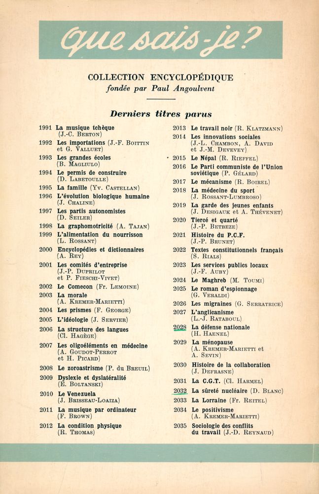 『LE MONDE DEPUIS 1945』 3