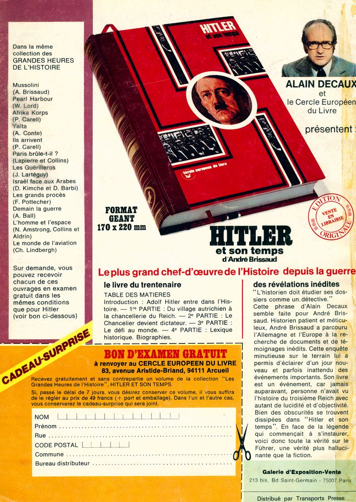 『Les dossiers de l'histoire』 No 2 3