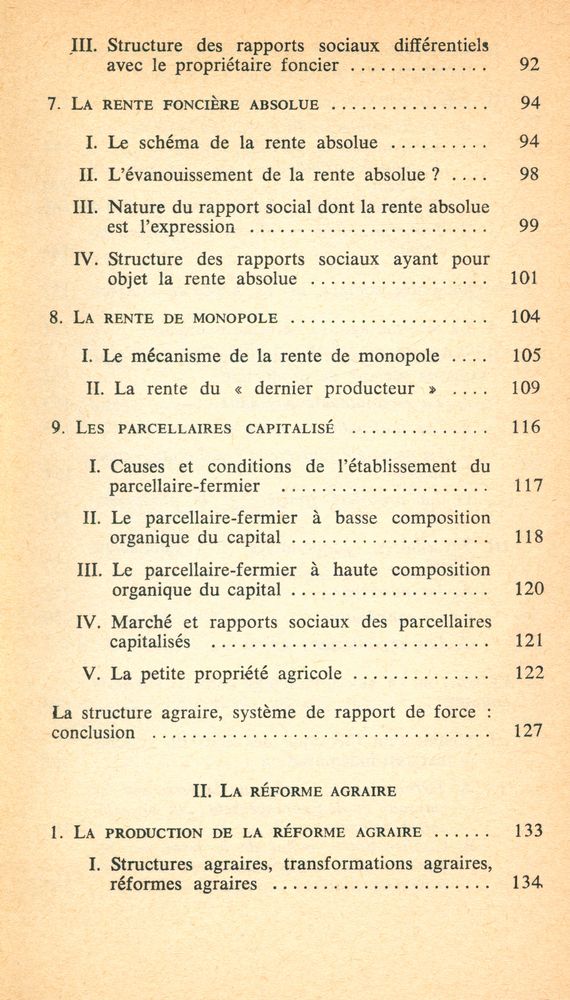 『Structures et réformes agraires: Instruments pour l'analyse』 4
