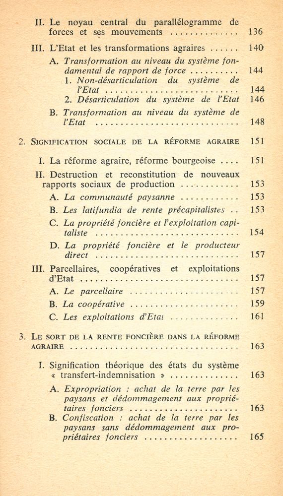 『Structures et réformes agraires: Instruments pour l'analyse』 5