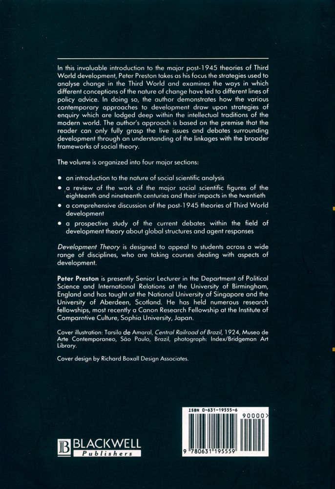 『Development theory : AN INTRODUCTION』 7