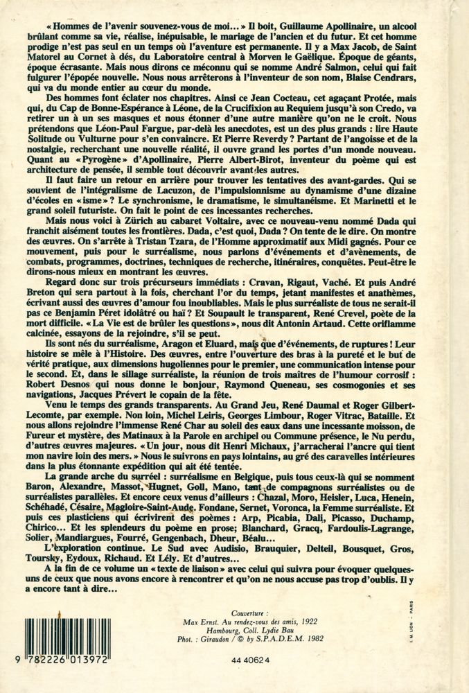 『HISTOIRE DE LA POÉSIE FRANÇAISE - La Poésie du XXe siècle Ⅱ : RÉVOLUTIONS ET CONQUÊTES』 6