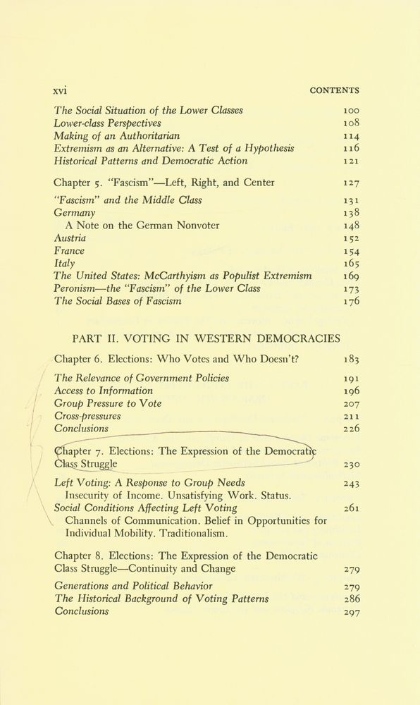 『POLITICAL MAN : The Social Bases of Politics』 3
