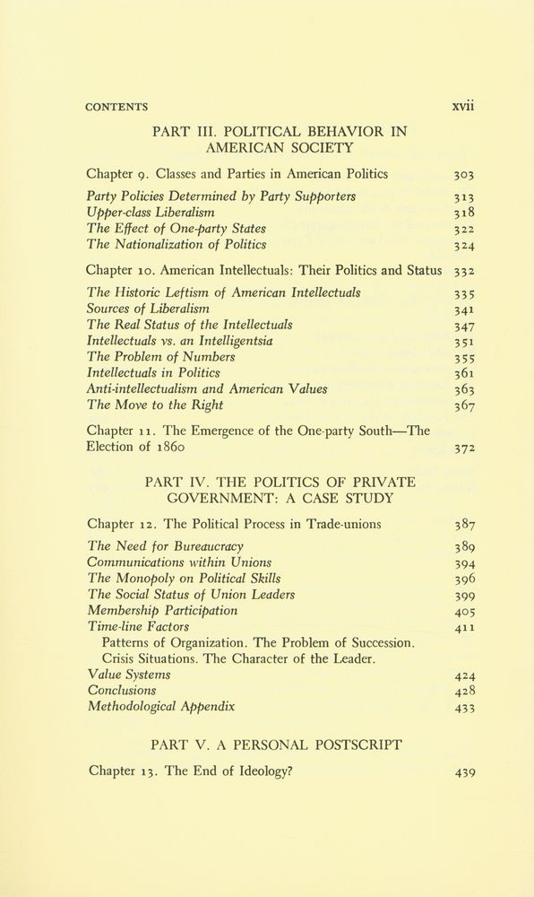 『POLITICAL MAN : The Social Bases of Politics』 4