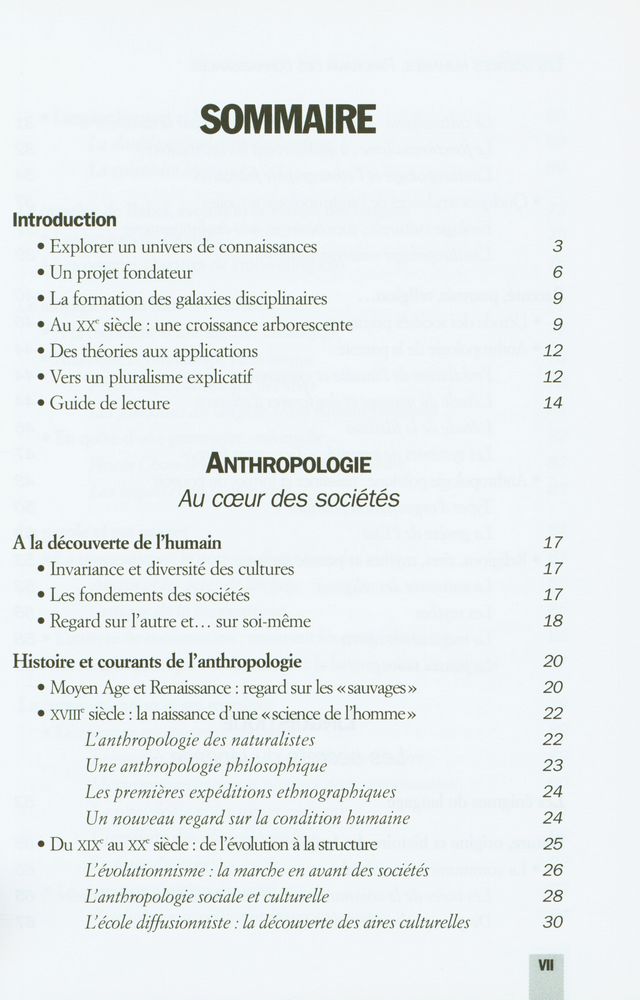 『Les sciences humaines : Panorama des connaissances』 2