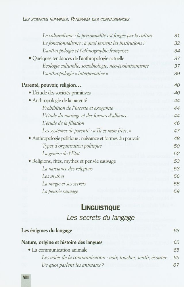 『Les sciences humaines : Panorama des connaissances』 3