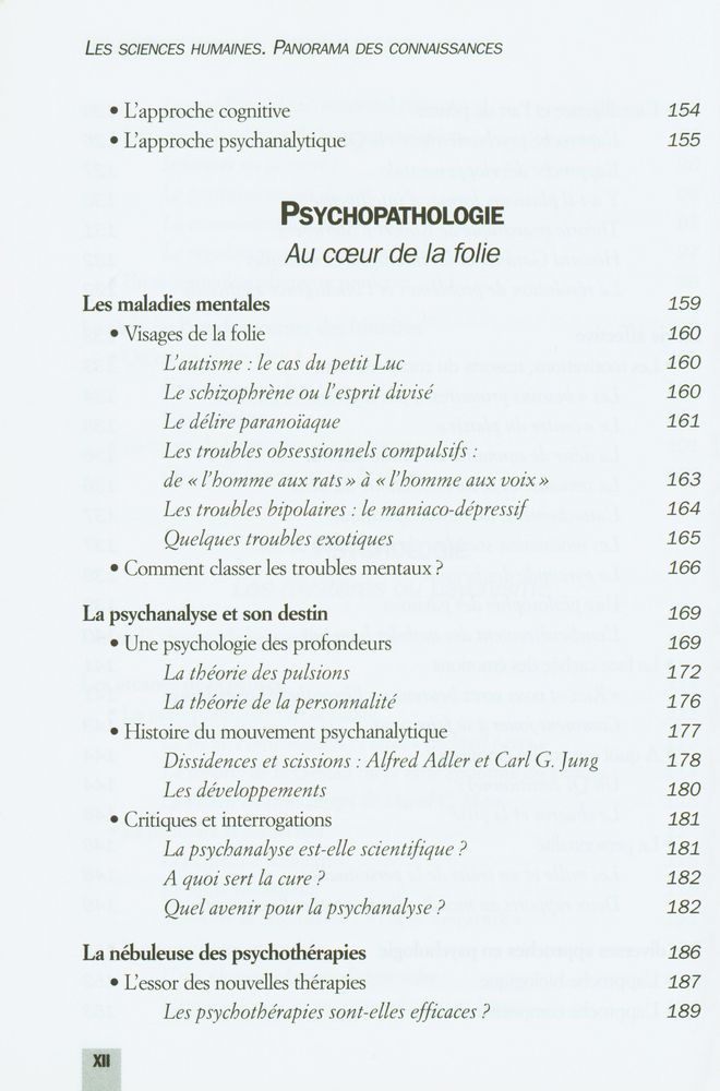 『Les sciences humaines : Panorama des connaissances』 7