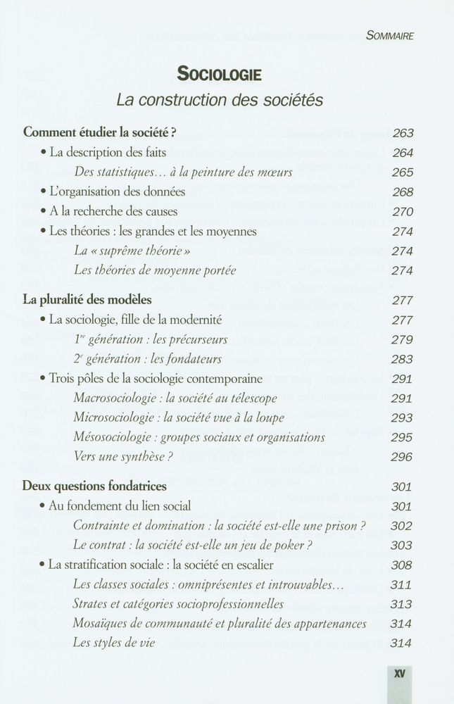 『Les sciences humaines : Panorama des connaissances』