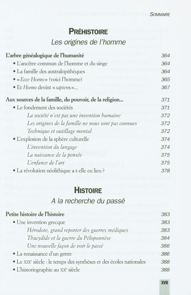 『Les sciences humaines : Panorama des connaissances』