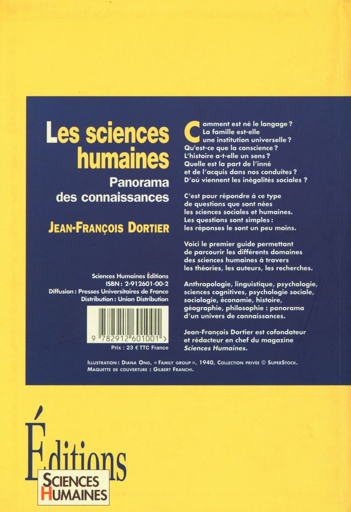 『Les sciences humaines : Panorama des connaissances』
