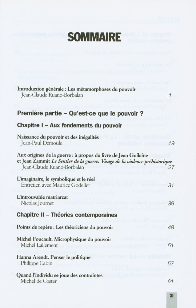 『Le pouvoir : DES RAPPORTS INDIVIDUELS AUX RELATIONS INTERNATIONALES』 2