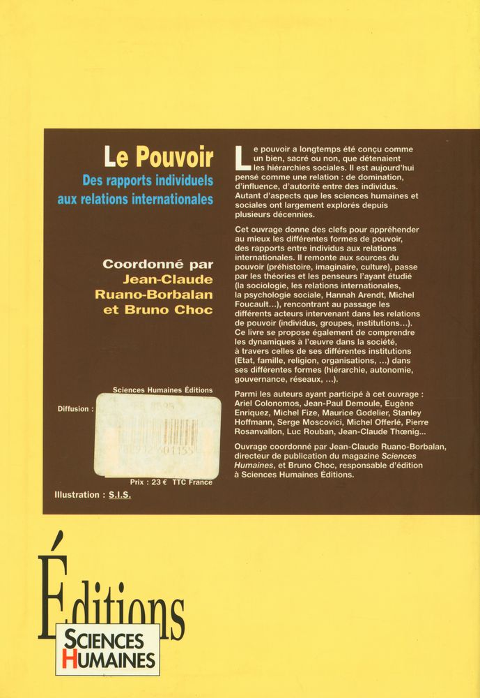 『Le pouvoir : DES RAPPORTS INDIVIDUELS AUX RELATIONS INTERNATIONALES』 6