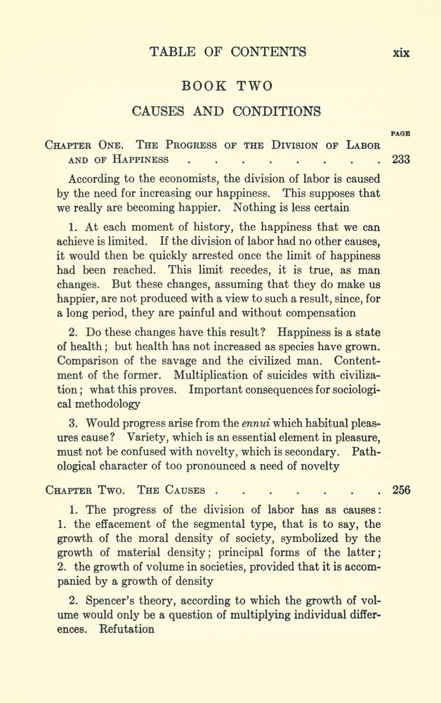 『THE DIVISION OF LABOR IN SOCIETY』 8