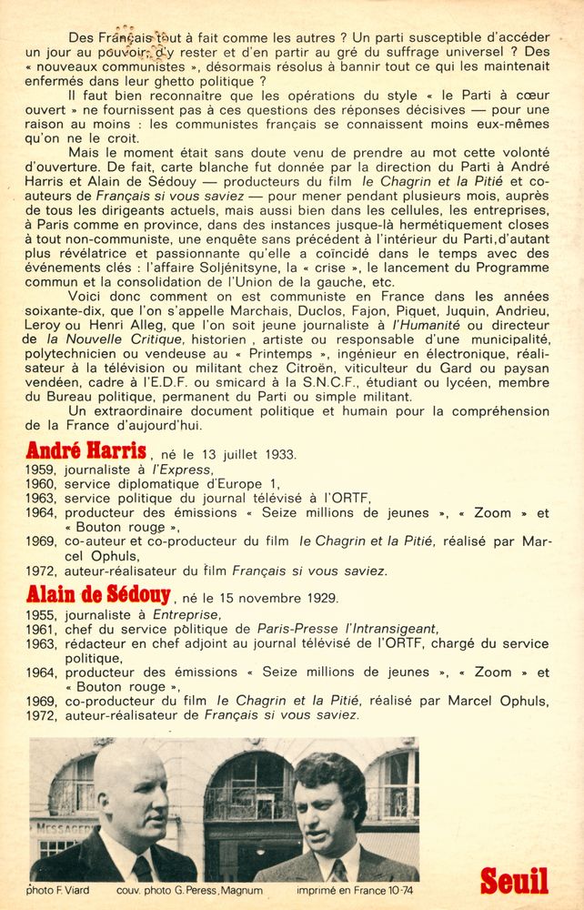 『Voyage à l'intérieur du Parti communiste』 4