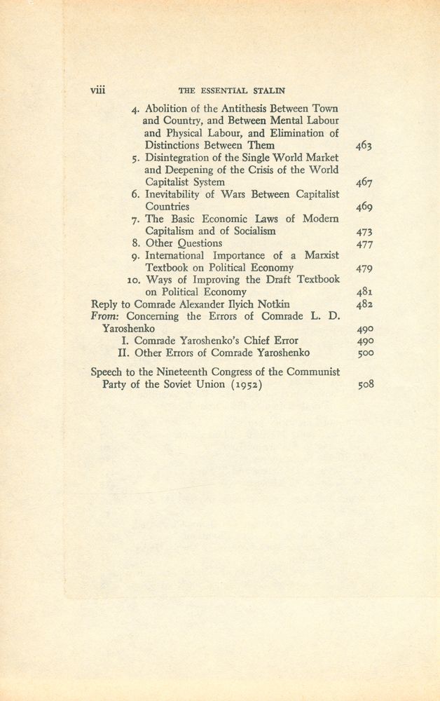 『THE ESSENTIAL STALIN : Major Theoretical Writings 1905 - 52』 5