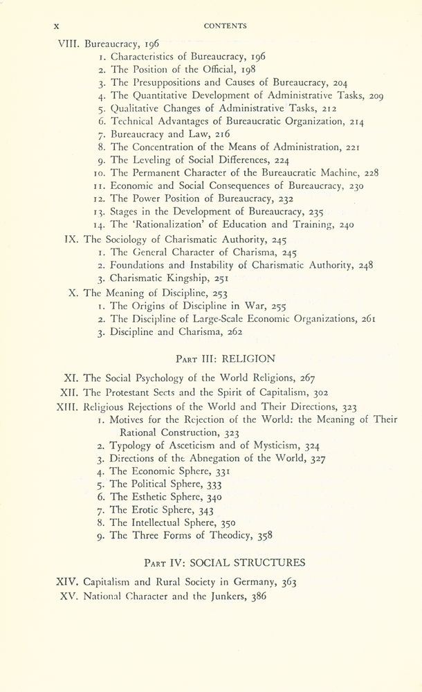 『FROM MAX WEBER : ESSAYS IN SOCIOLOGY』 3