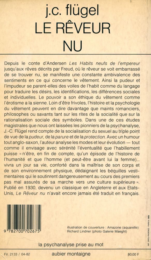 『LE RÊVEUR NU : de la parure vestimentaire』 3