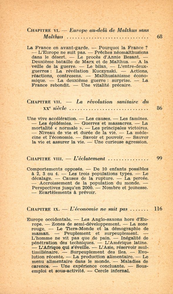 『Malthus et les deux Marx : le problème de la faim et de la guerre dans le monde』 3