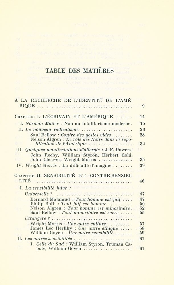 『LES USA A LA RECHERCHE DE LEUR IDENTITE, RENCONTRES AVEC 40 ECRIVAINS AMERICAINS』 2