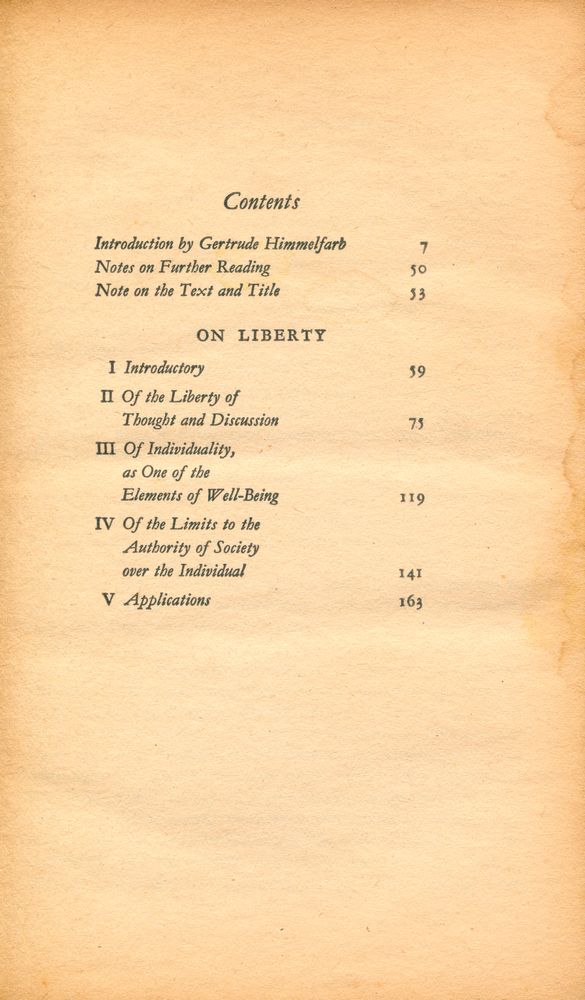 『The Penguin English Library - ON LIBERTY』 2