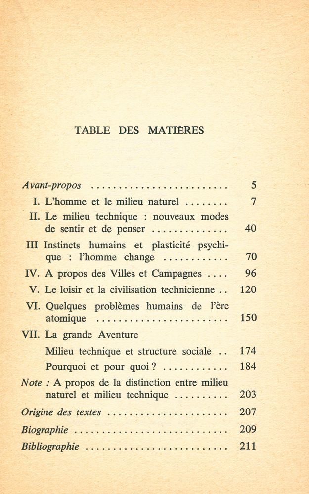『7 ÉTUDES SUR L'HOMME ET LA TECHNIQUE : le pourquoi et le pour quoi de notre civilisation technicienne』 2