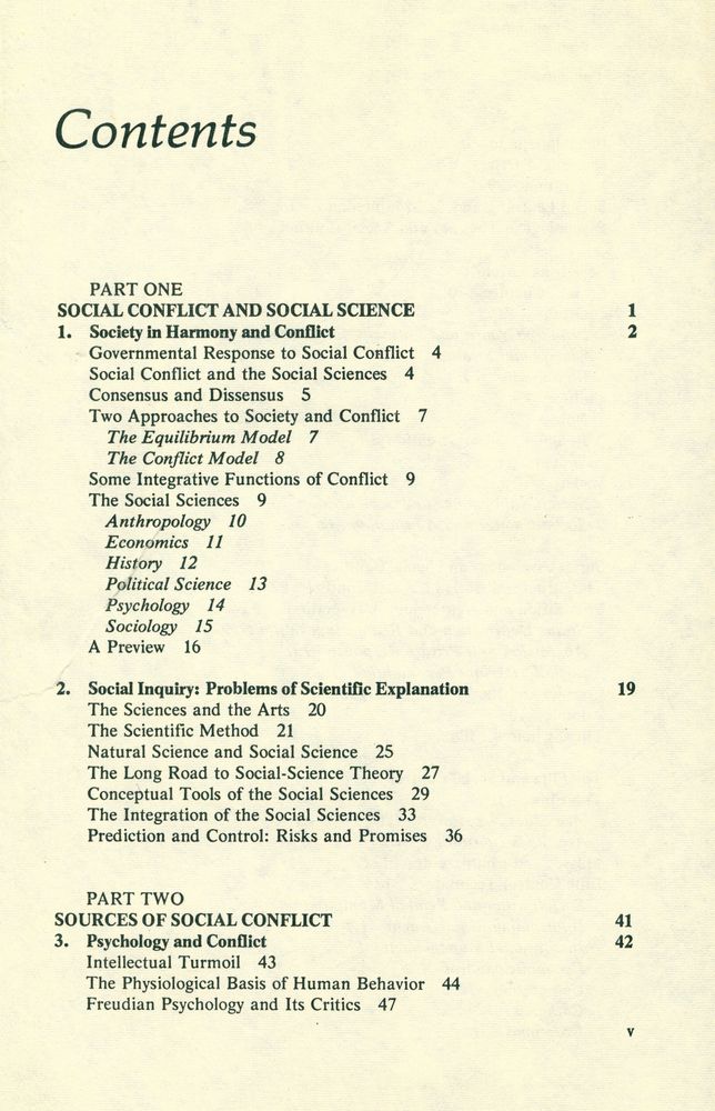 『Society in Conflict : An Introduction to Social Science』 2