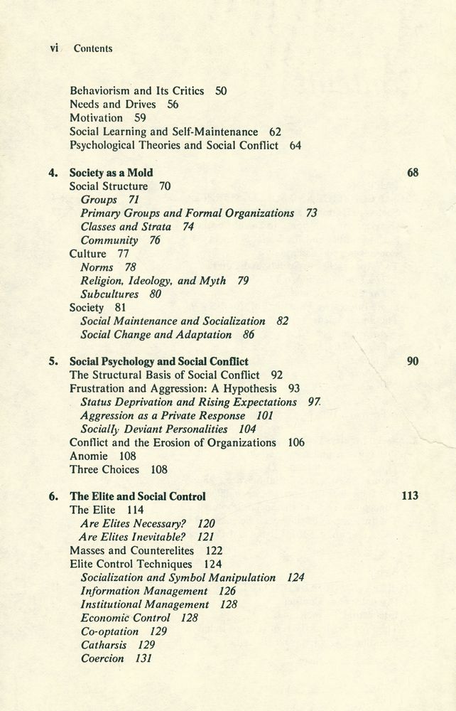 『Society in Conflict : An Introduction to Social Science』 3