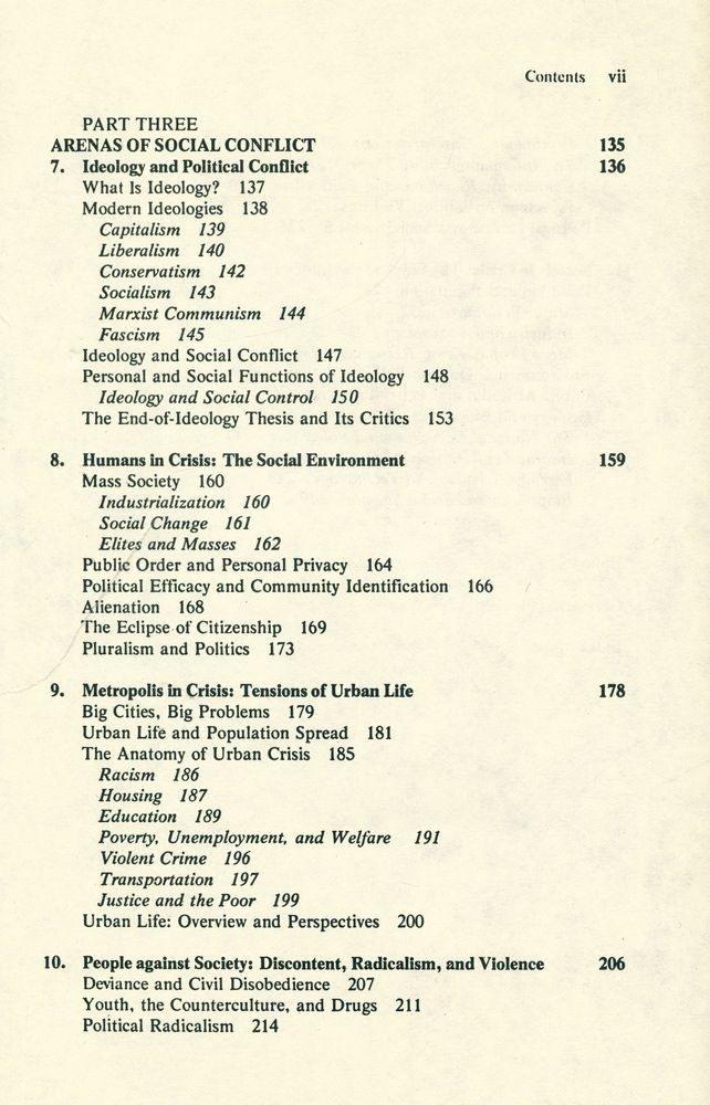 『Society in Conflict : An Introduction to Social Science』 4