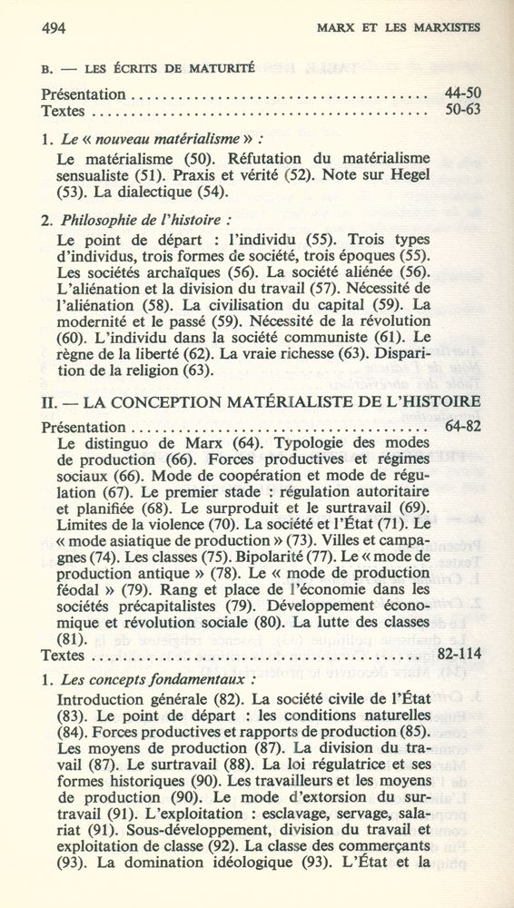 『MARX ET LES MARXISTES』 3