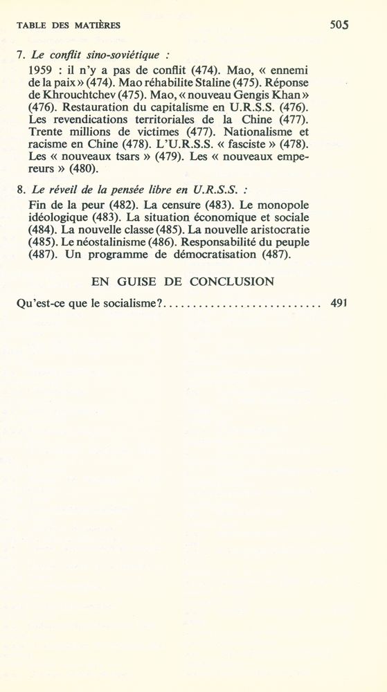 『MARX ET LES MARXISTES』