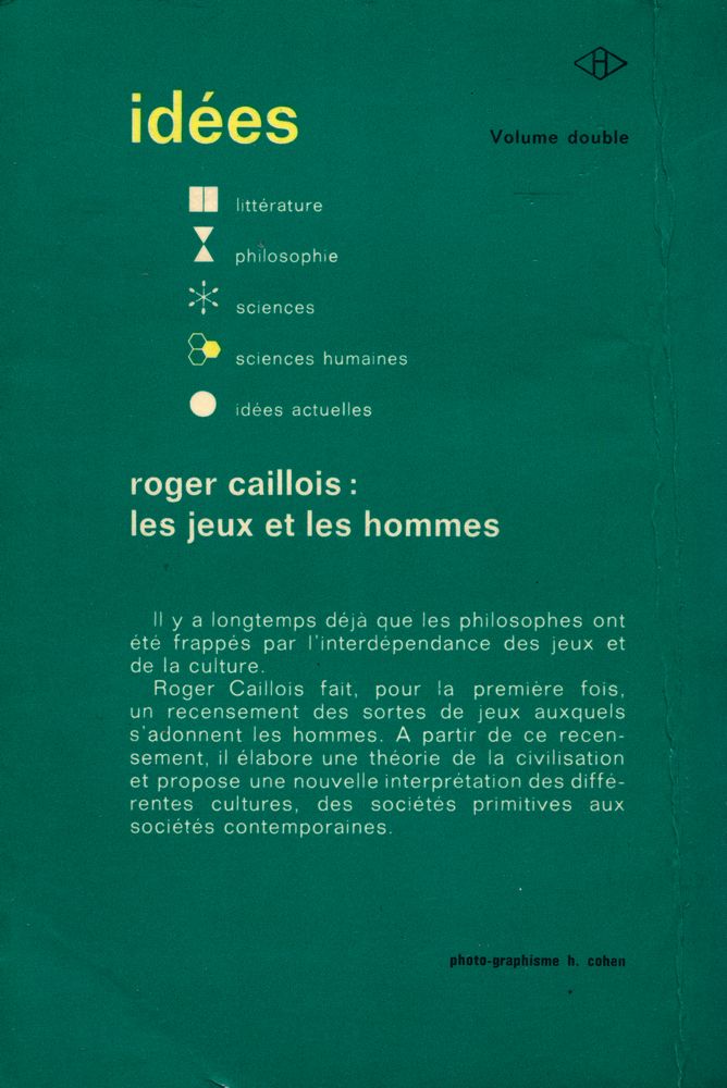 『Les Jeux et les Hommes : Le masque et le vertige』 3