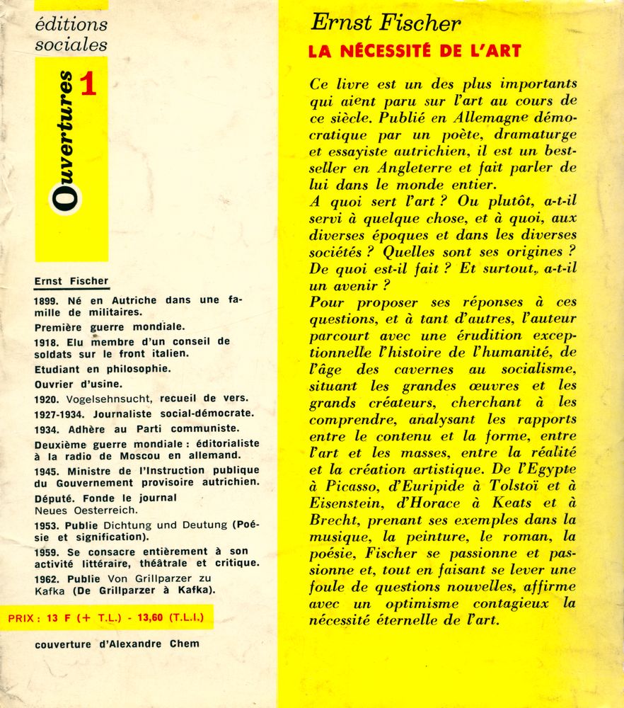 『LA NECESSITE DE L'ART』 4