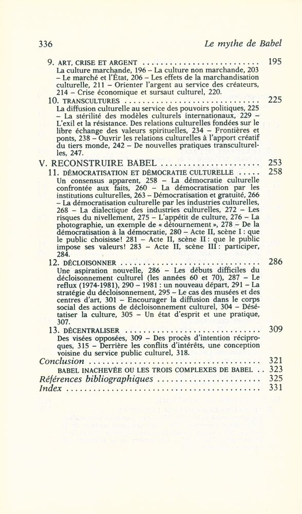 『LE MYTHE DE BABEL : L'ARTISTE ET LE SYSTÈME』 3