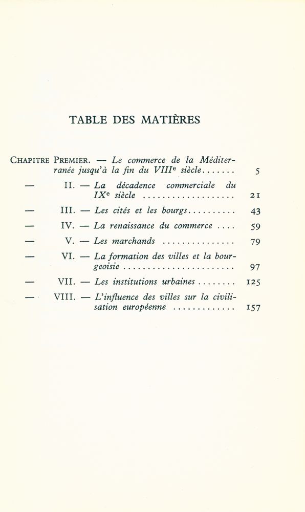 『LES VILLES DU MOYEN AGE』 2