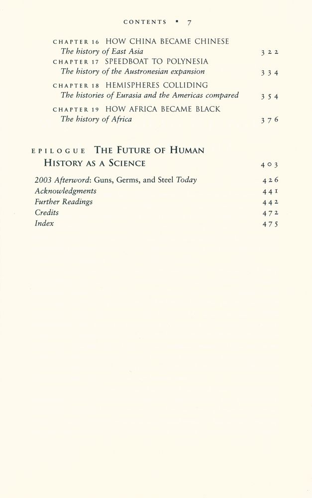 『Guns, germs, and steel : the fates of human society』 4