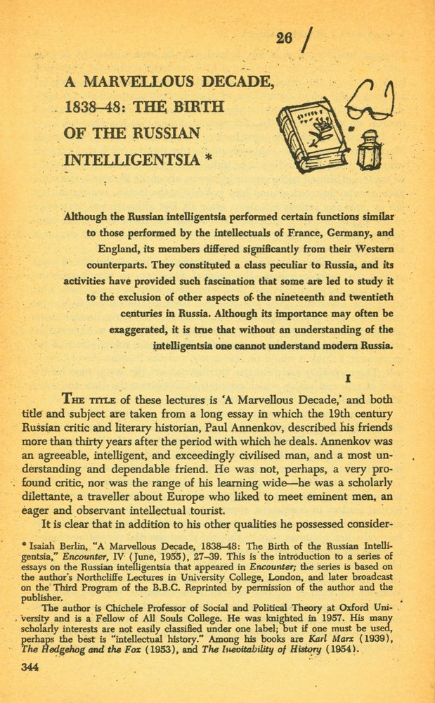 『RUSSIAN INTELLECTUAL HISTORY』 2