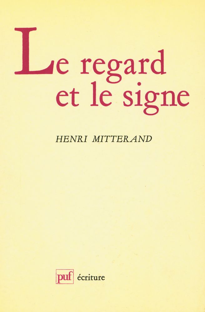 『Le regard et le signe』 1