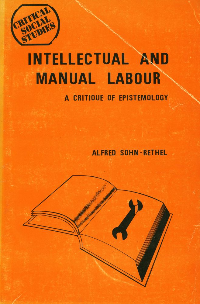 『Critical social Studies - Intellectual and manual labour』 1