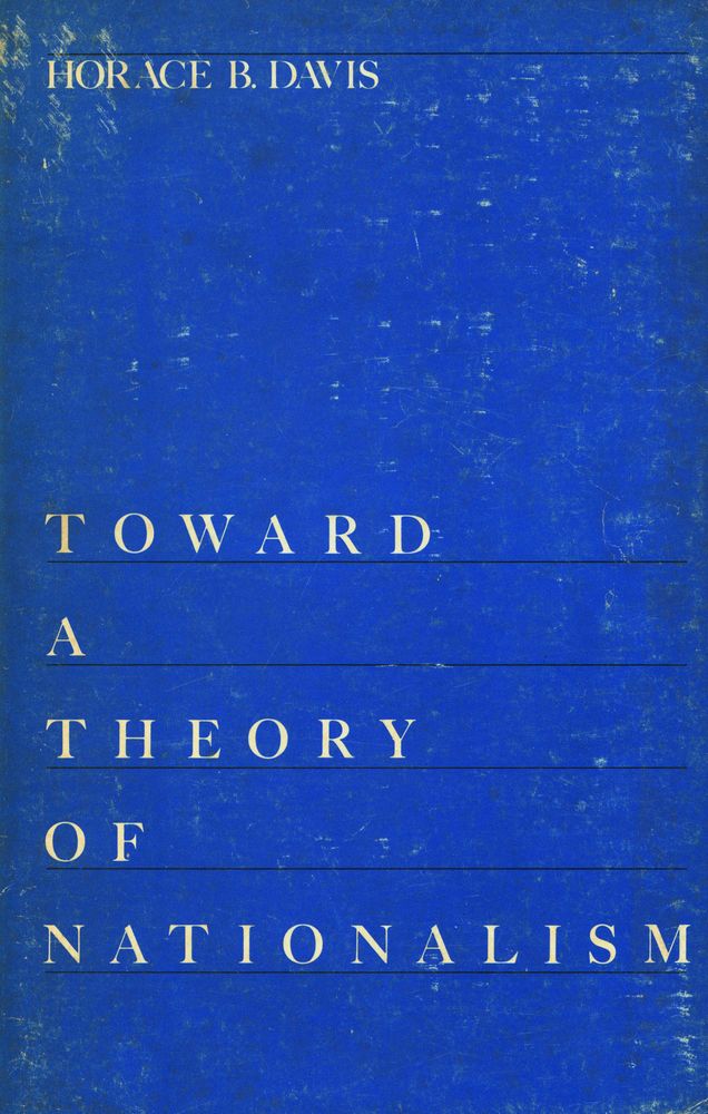 『Toward a Marxist theory of nationalism』 1