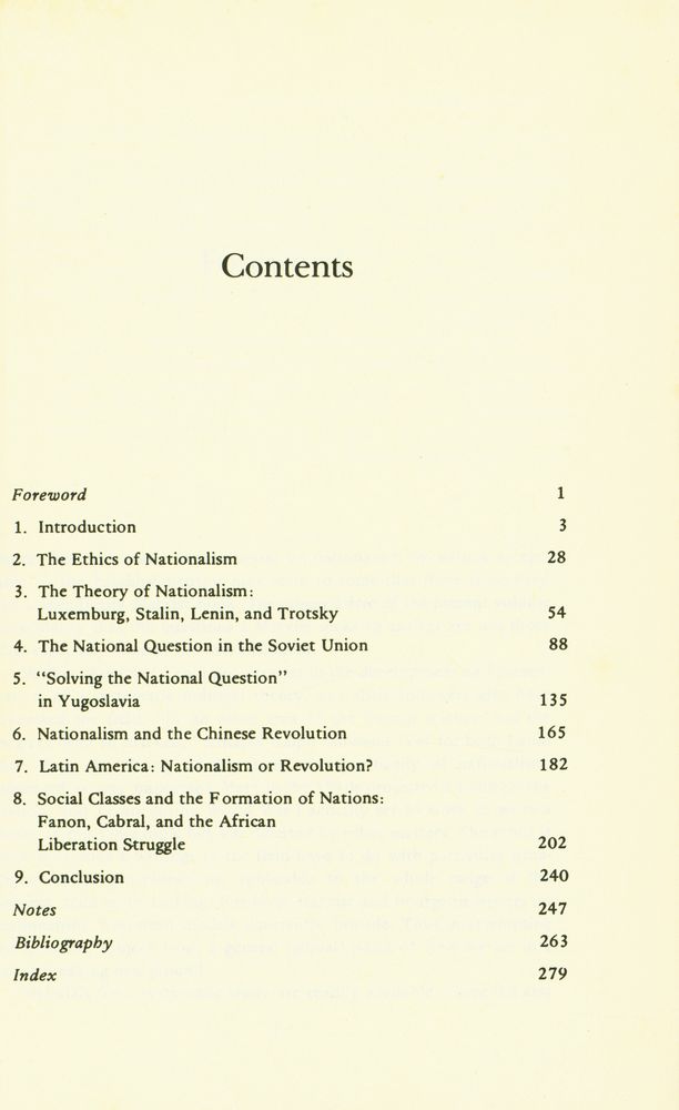 『Toward a Marxist theory of nationalism』 2