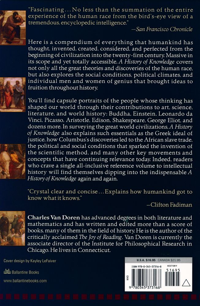 『A HISTORY OF KNOWLEDGE : Past, Present, and Future』 8