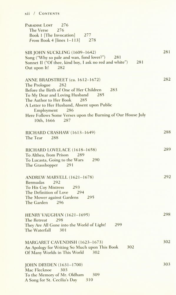 『The Norton anthology of poetry』