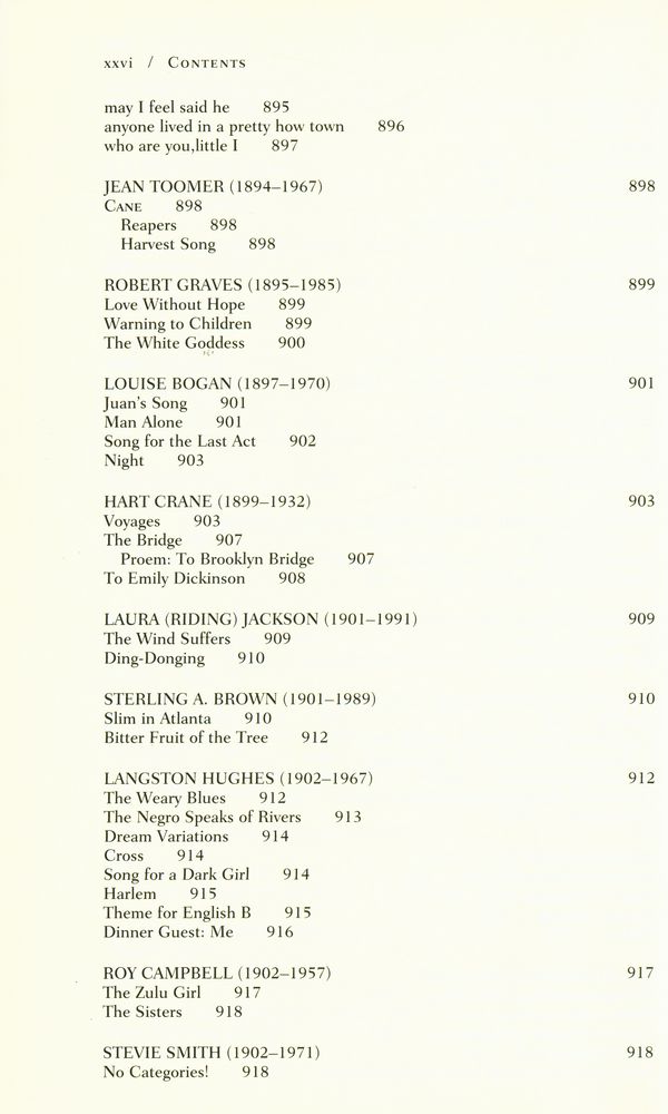 『The Norton anthology of poetry』