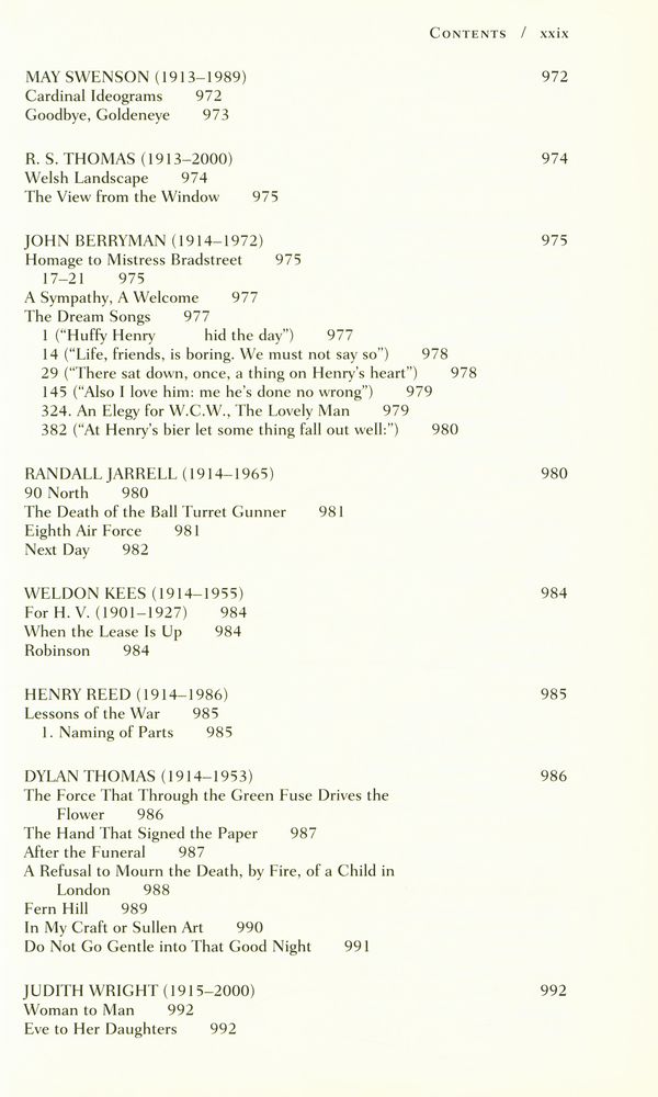 『The Norton anthology of poetry』