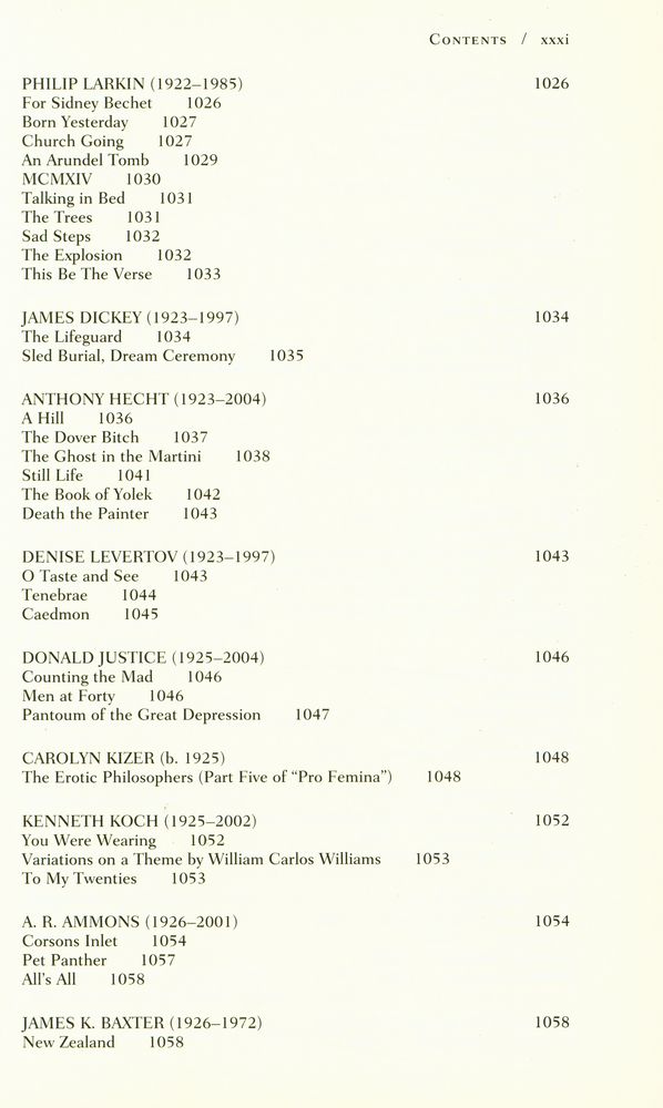 『The Norton anthology of poetry』