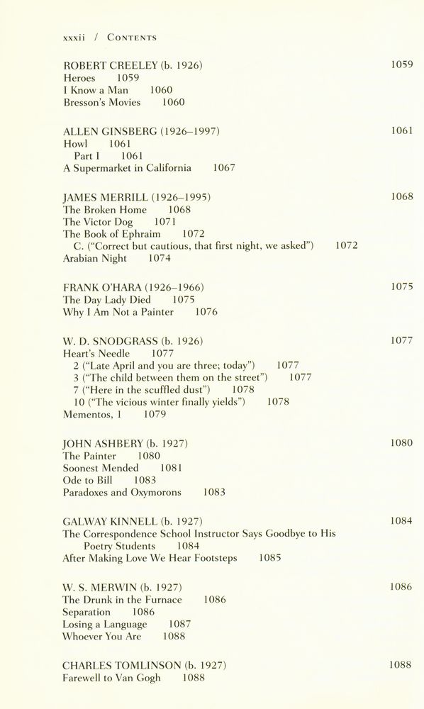 『The Norton anthology of poetry』